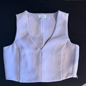 Wilfred Lilac V-Neck Tank Top